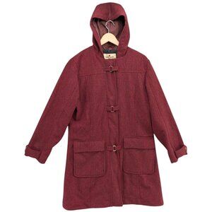 Woolrich Women's Red Hooded Coat